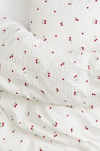 Seersucker Duvet Cover Set