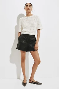 Short-Sleeved Sweater