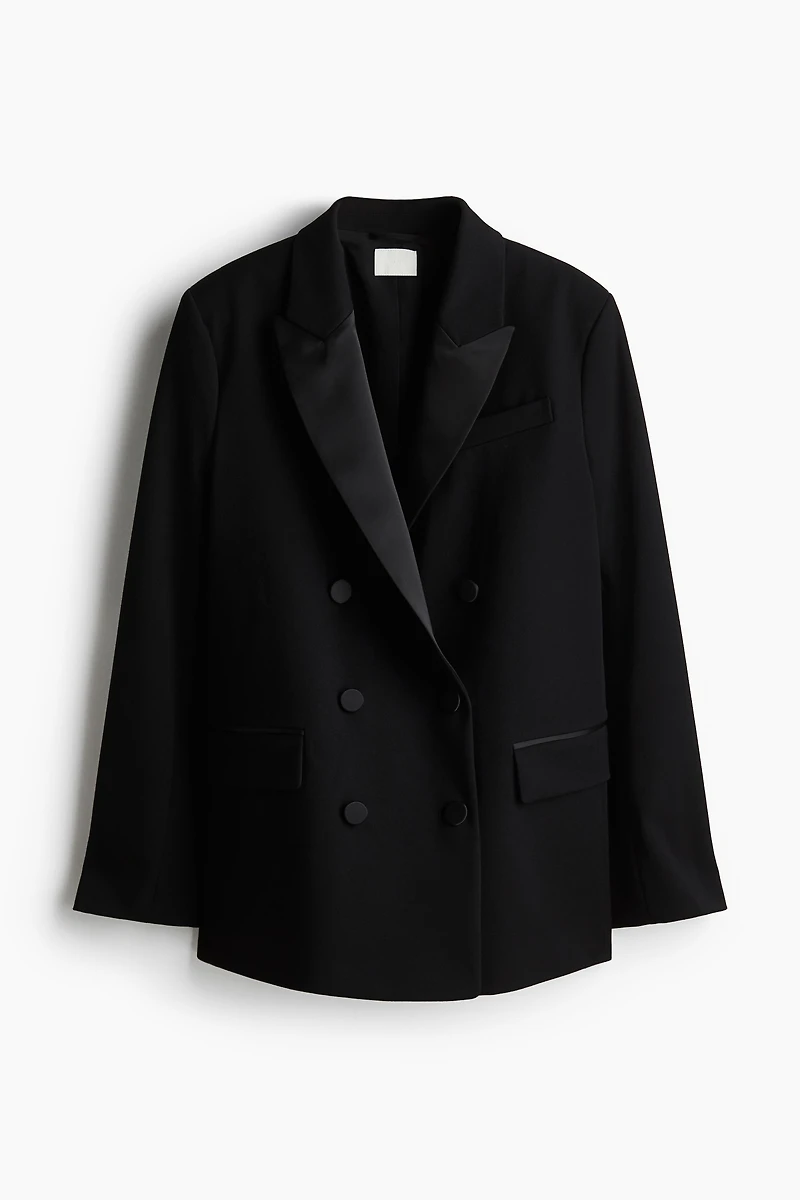 Veste de smoking à fermeture croisée