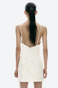 Appliquéd Strappy Dress