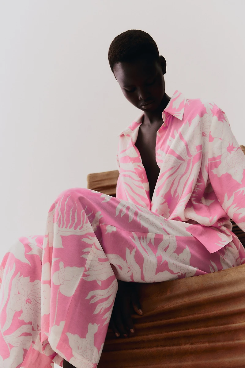 Pantalon ample avec cordon de serrage