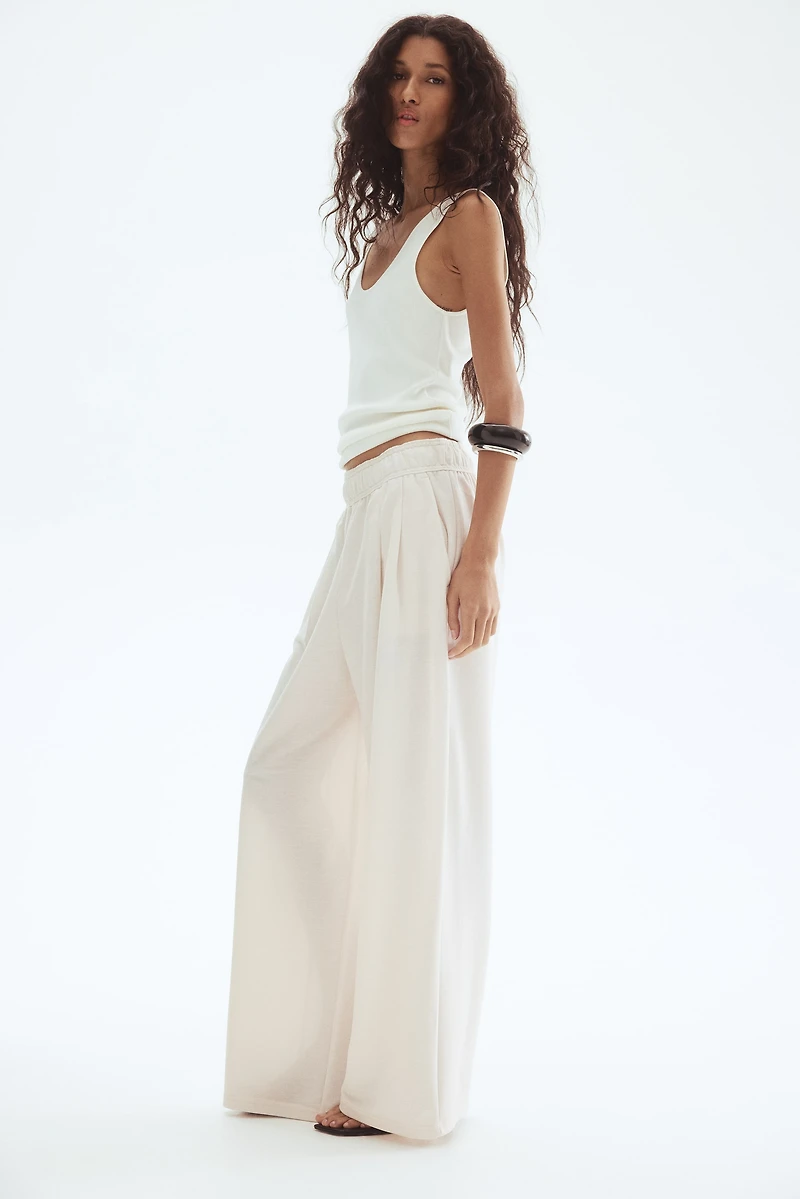 Pantalon à taille élastique