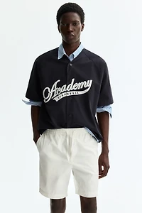 Relaxed-Fit Cotton Baseball Shirt