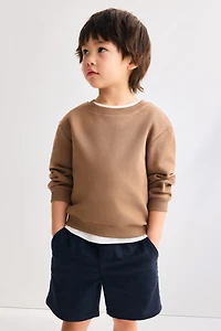 Short à cordon en lin mélangé