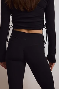 Scrunch-Detail Sports Leggings