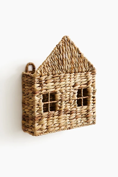 House-Shaped Wall-Mounted Book Basket