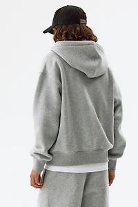 Veste à capuche fermeture éclair grande taille