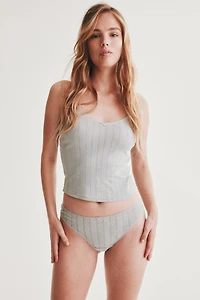 2-pack Pointelle Thong Briefs