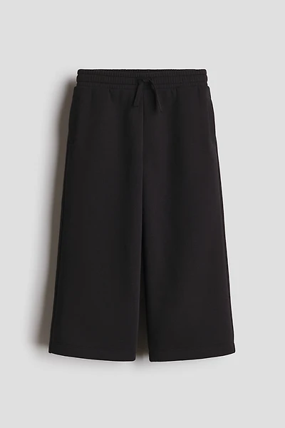 Wide Brushed-Inside Joggers