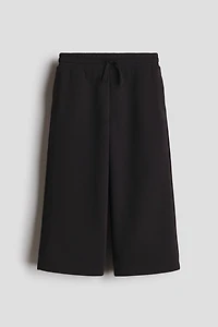 Wide Brushed-Inside Joggers