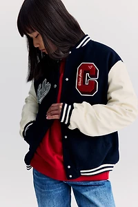 Veste de baseball avec appliqués