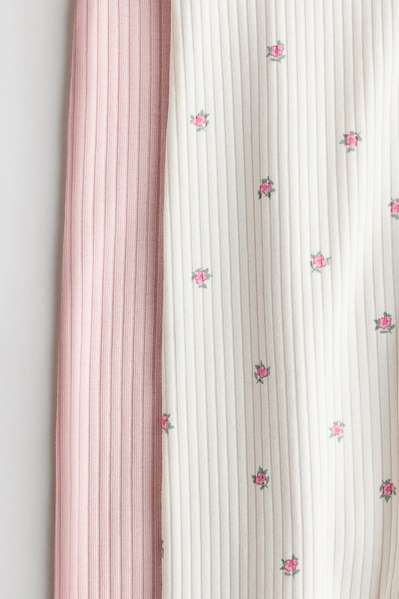 2-Pack Cotton Pajama Jumpsuits