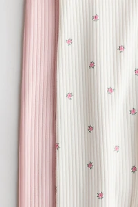 2-Pack Cotton Pajama Jumpsuits