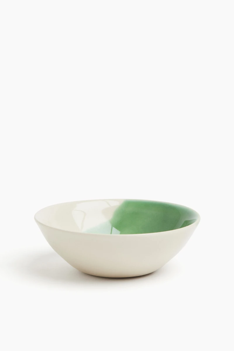 Hand-Painted Stoneware Bowl
