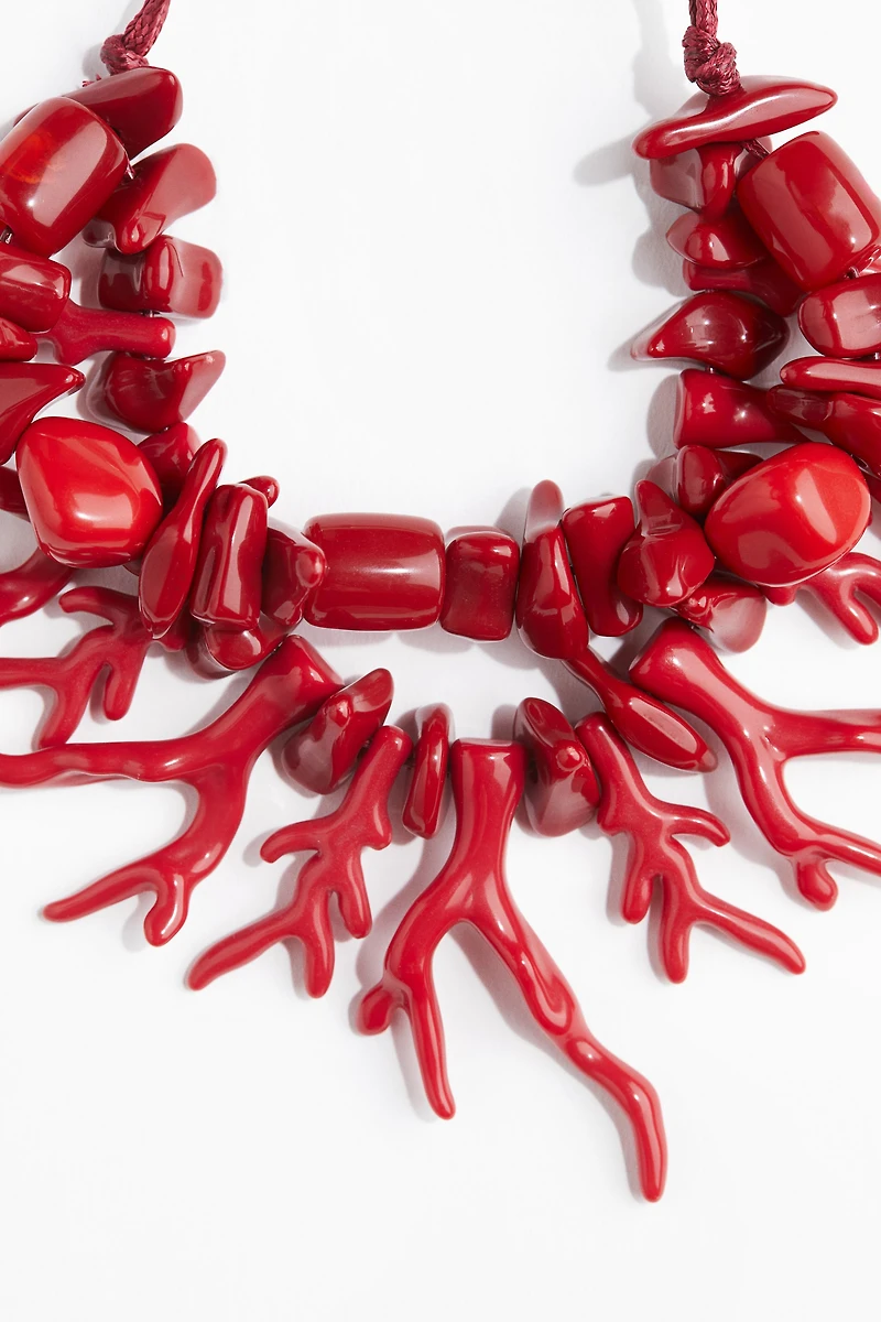 Coral-look bracelet