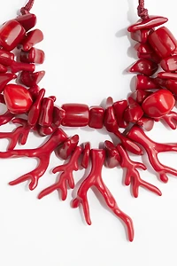 Coral-look bracelet
