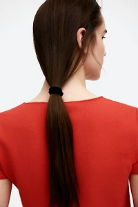 Short-Sleeved Jersey Cardigan