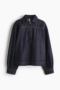 Denim Pullover Shirt