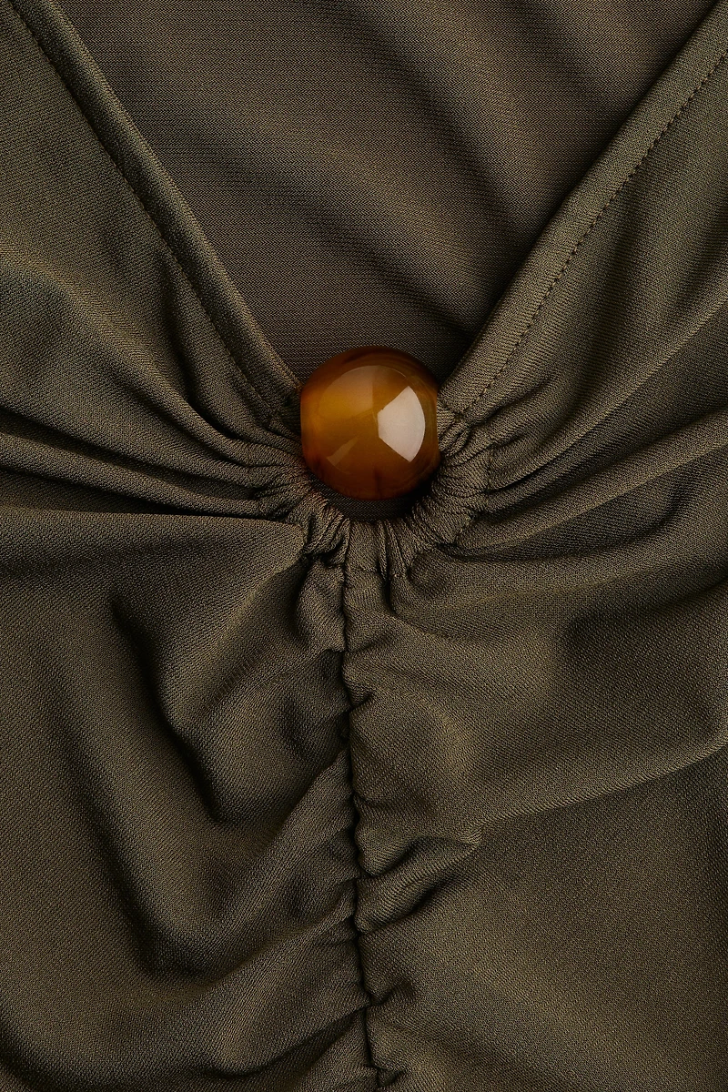 Draped Mini Dress