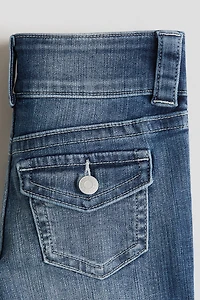 Bootcut Leg Low Jeans