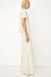 Silk-Blend Skirt