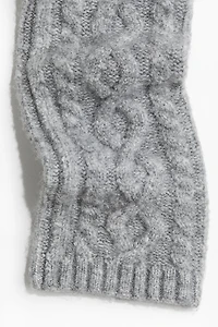 Cable-Knit Leg Warmers