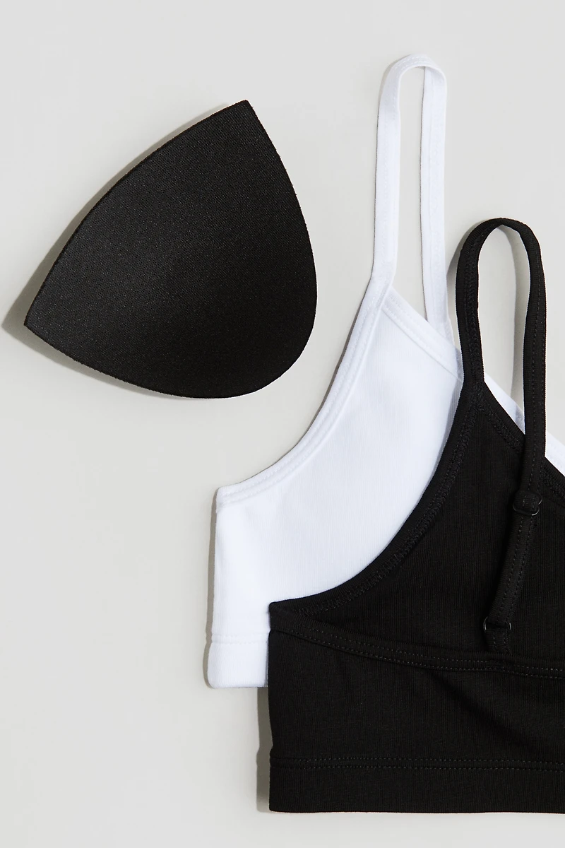 2-Pack Padded Short Tops