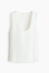 Lace-Trimmed Tank Top