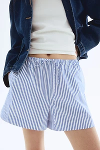 Cotton Shorts with Drawstring