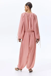 Oversized Balloon-Leg Jumpsuit