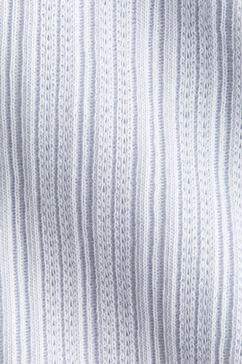 Ribbed Mock Turtleneck Top