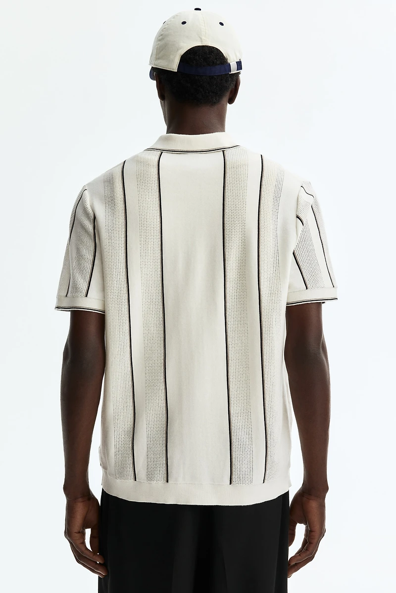Polo classique en tricot de coton
