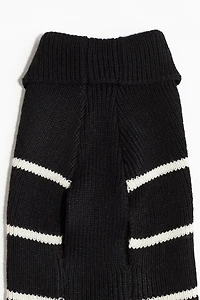 Rib-knit Dog Sweater
