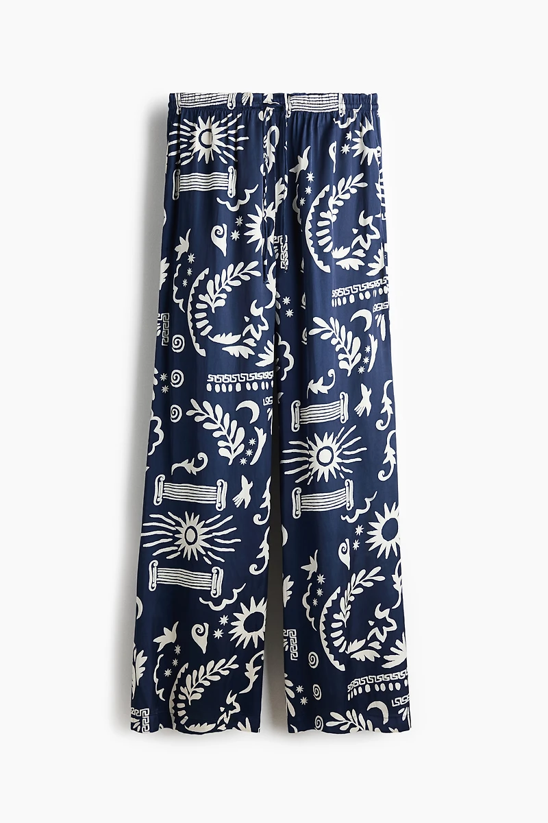 Satin Drawstring Pants
