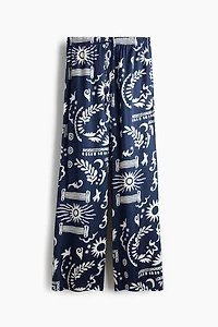 Satin Drawstring Pants