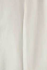 Wide-Leg Linen-Blend Culottes