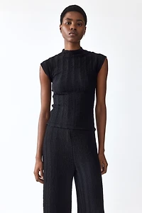 Textured Jersey Pants