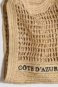 Fourre-tout en paille