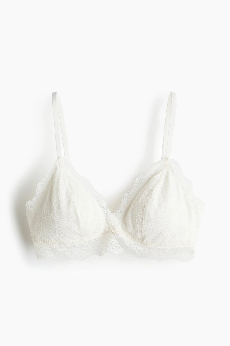 Padded Soft-Cup Lace Bra