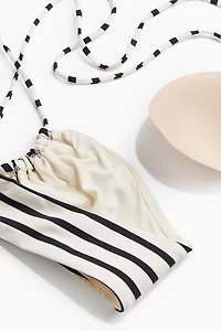 Haut de bikini rembourré avec dos nu