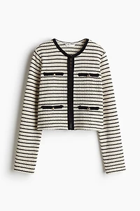 Textured-Knit Cardigan