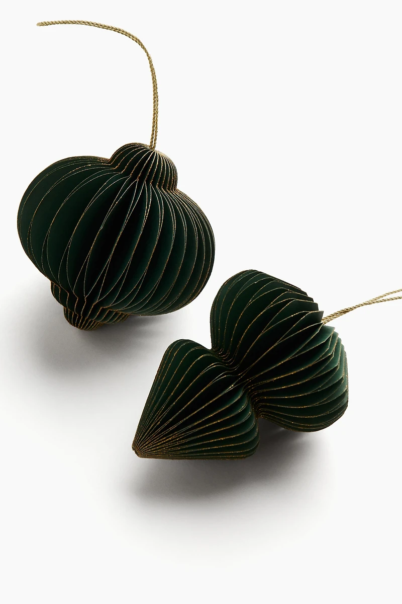 2-Pack Paper Ornaments