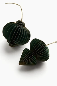 2-Pack Paper Ornaments