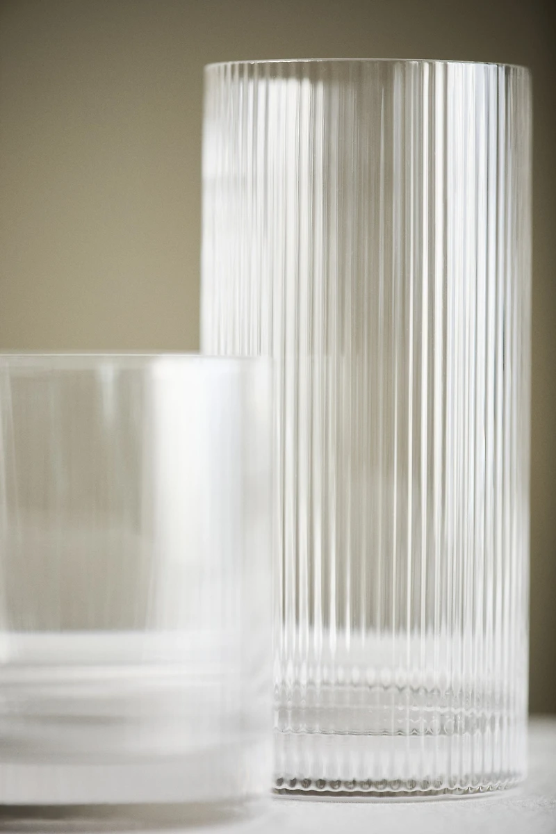 4-Pack Fluted Highball Glasses