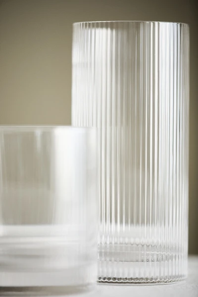 4-Pack Fluted Highball Glasses