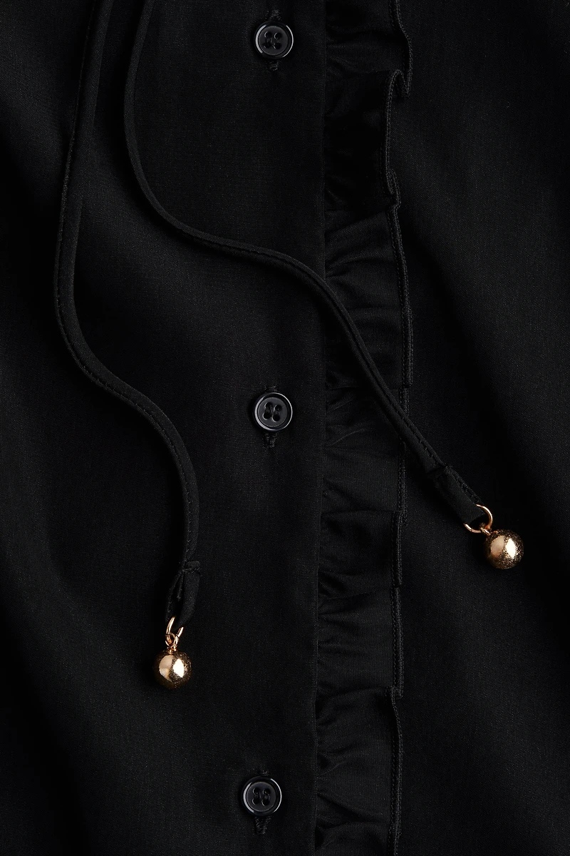 Robe chemisier à volants