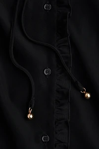 Robe chemisier à volants