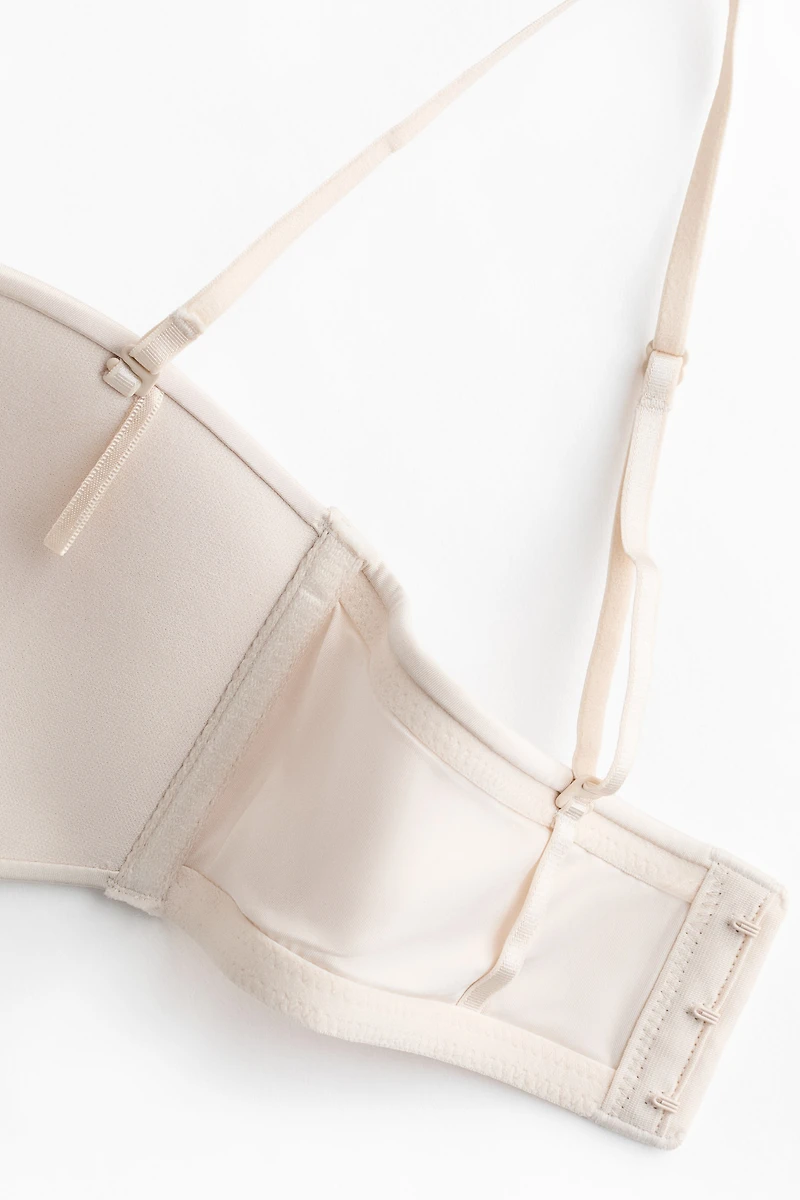 Padded Microfiber Bandeau Bra