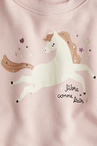 Sweatshirt Dress with Tulle Skirt