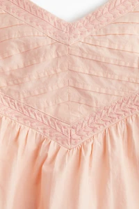 Strappy Top with Pintucks